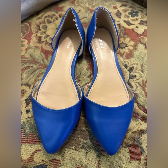 5 for $25- Express Blue Shoes- size 7 - Picture 3 of 16